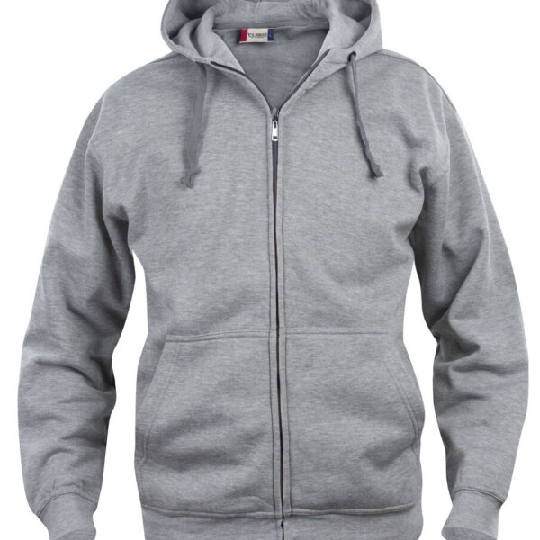 Basic Hoody Full Zip Herr