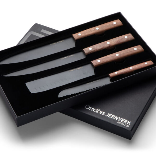 4-pack Svarta exklusiva knivar