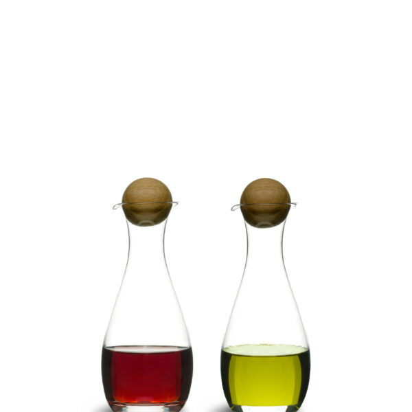Nature olja/vinägerflaska med ekkork, 2-pack
