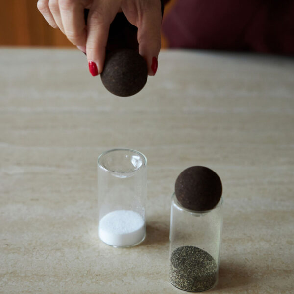 Alternative view of Nature salt- och pepparset med korkkula, 2-pack