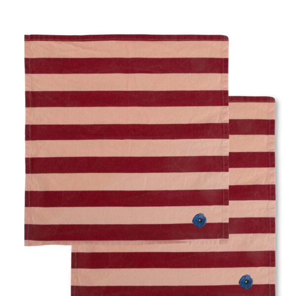 Servett Leya randig, 2-pack