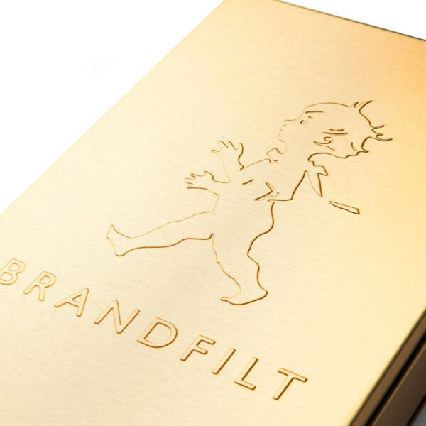 Alternative view of Brandfilt Guld - Matt 120x120 cm
