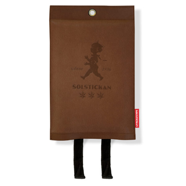 Brandfilt mörkt läder