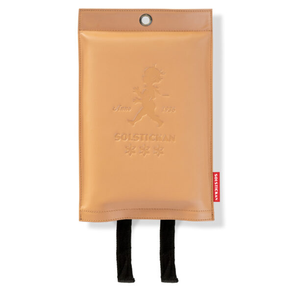 Brandfilt ljust läder