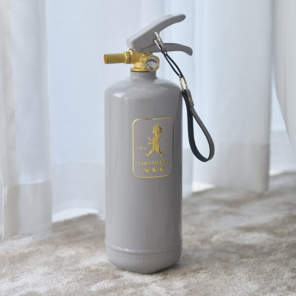 Alternative view of Brandsläckare 2kg Design Edition Grå/guld