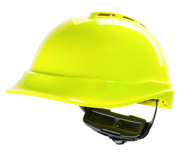 Skyddshjälm Vent. MSA V-Gard 200 HV-Gul