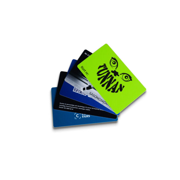 Plastkort 86x54x0,8 mm