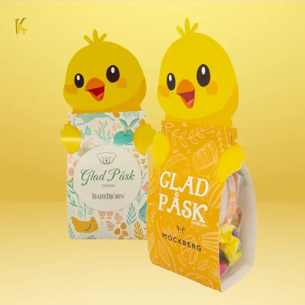 Cellofanpåse kyckling Nougatägg 220g