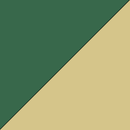 Buteljgrön/guldgul