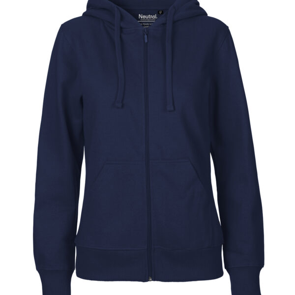 Hoodie Dam Full Zip - 100 % Ekologisk & Fairtrade