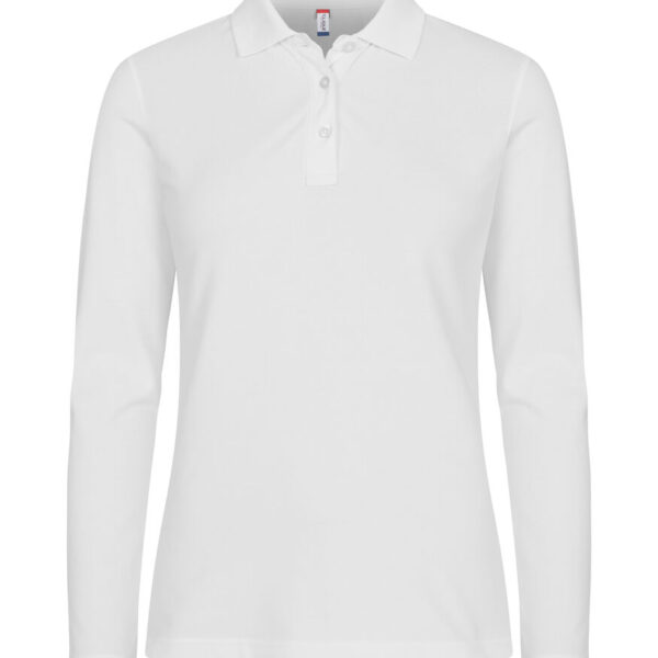 Alternative view of Stretch Premium Polo L/S Woman