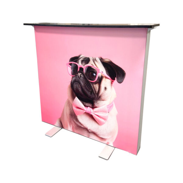 Mässbord LED-Box SEG med tryck