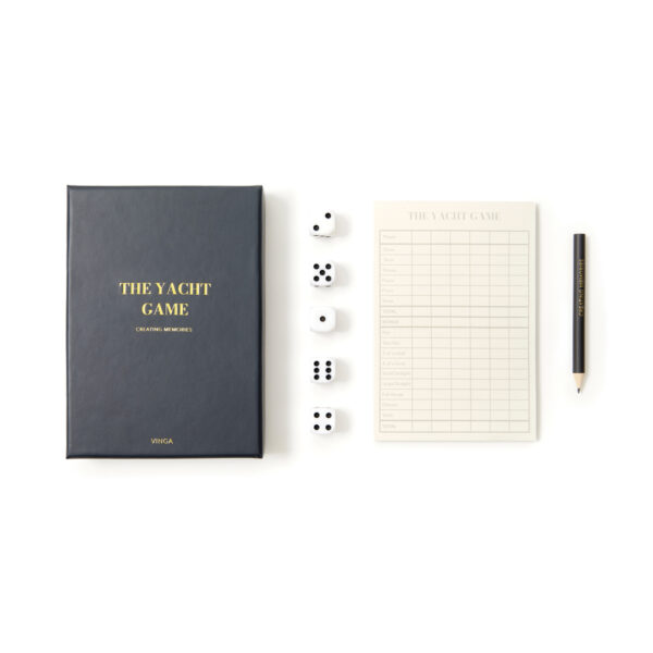 Alternative view of VINGA The Yacht coffee table game