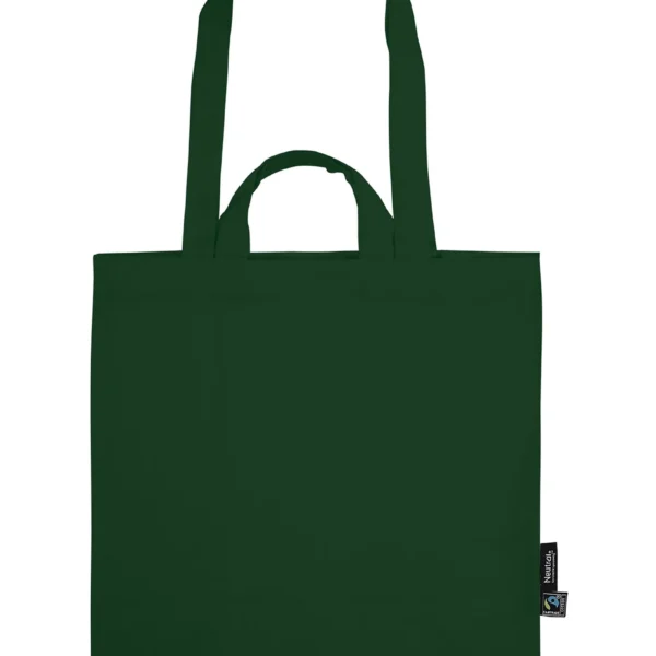 Alternative view of Twill bomullskasse med dubbla handtag