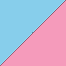 Ljusblå/Rosa